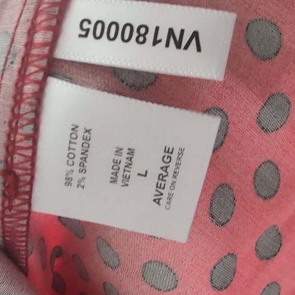 New With Tags New York & Company Red Polka Dot Blouse Vintage Vibe Size Large - Picture 8 of 12